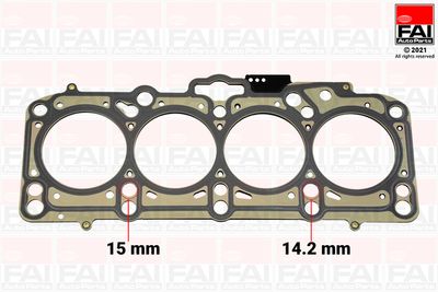 Прокладка, головка цилиндра FAI AutoParts HG1012B