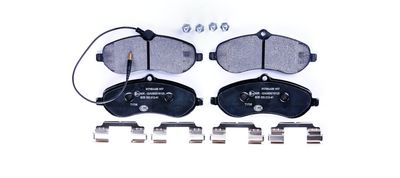 Комплект тормозных колодок, дисковый тормоз HELLA 8DB 355 013-411