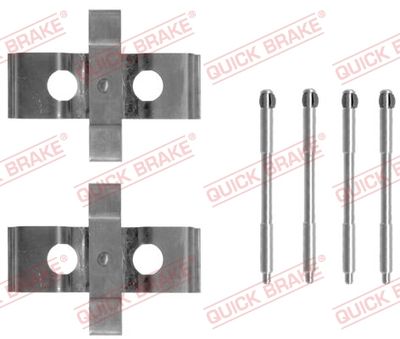 Комплектующие, колодки дискового тормоза QUICK BRAKE 109-1296