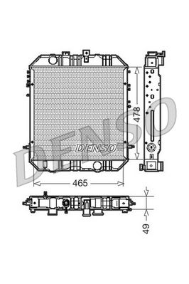 Radiators, Motora dzesēšanas sistēma DENSO DRM45200