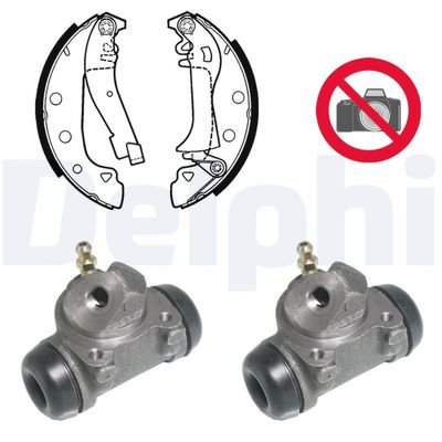 Bremžu loku komplekts DELPHI KP676