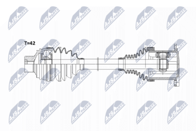 Piedziņas vārpsta NTY NPW-AU-008