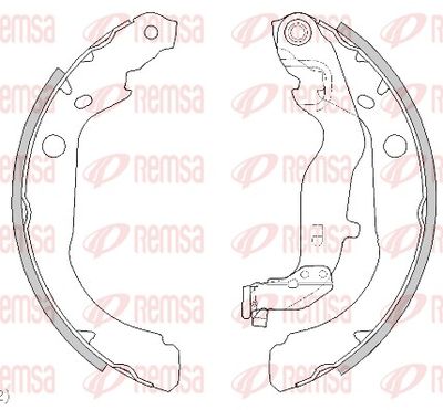 Тормозные колодки REMSA 4444.00