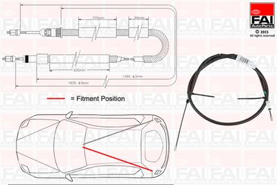 Trose, Stāvbremžu sistēma FAI AutoParts FBC0016