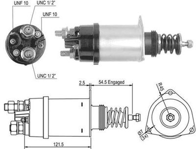 Ievilcējrelejs, Starteris MAGNETI MARELLI 940113050502