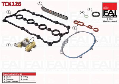 Комплект цели привода распредвала FAI AutoParts TCK126