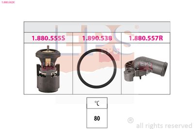 Termostats, Dzesēšanas šķidrums EPS 1.880.562K