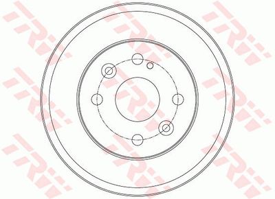 Bremžu trumulis TRW DB4429