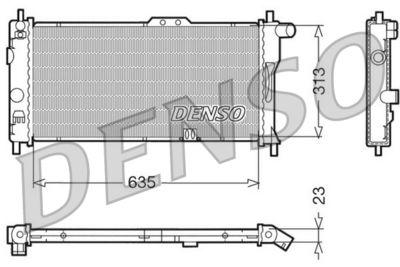 Radiators, Motora dzesēšanas sistēma DENSO DRM20032