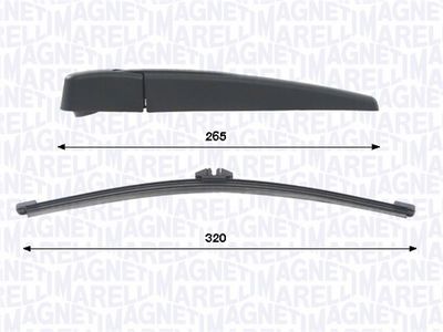 Комплект рычагов стеклоочистителя, система очистки стекол MAGNETI MARELLI 000723180450