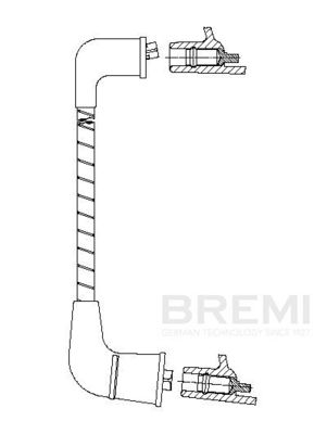 Augstsprieguma vads BREMI 763E58