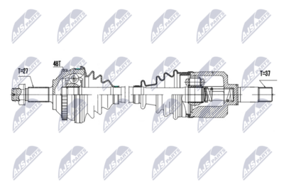 Приводной вал NTY NPW-CT-180