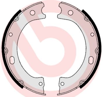 szczęki ham.r. NISSAN BREMBO S 56 535