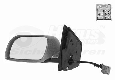 Ārējais atpakaļskata spogulis VAN WEZEL 5827807