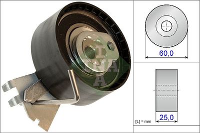 Натяжной ролик, ремень ГРМ Schaeffler INA 531 0572 10