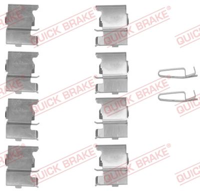 Piederumu komplekts, Disku bremžu uzlikas QUICK BRAKE 109-1775
