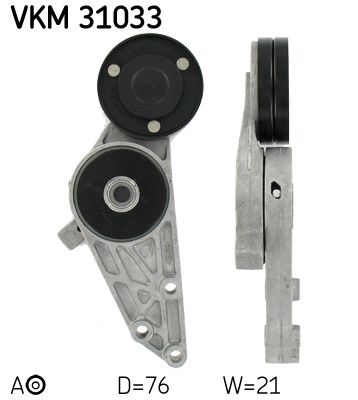 Натяжитель ремня, клиновой зубча SKF VKM 31033