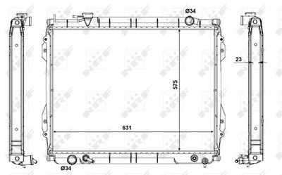 Radiators, Motora dzesēšanas sistēma NRF 56121