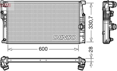 Radiators, Motora dzesēšanas sistēma DENSO DRM05120