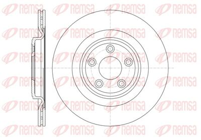 Тормозной диск REMSA 61375.10
