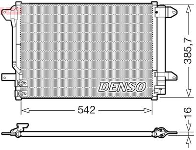 Конденсатор, кондиционер DENSO DCN32072