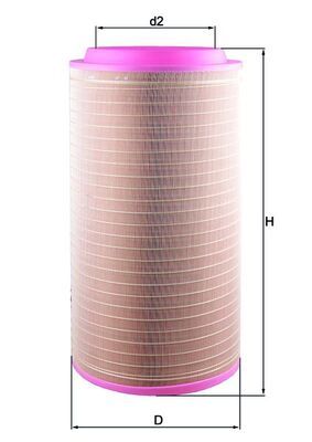 Воздушный фильтр MAHLE LX 3599