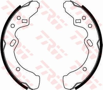 Комплект тормозных колодок TRW GS8288