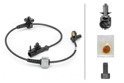 Датчик, частота вращения колеса HELLA 6PU 230 040-421