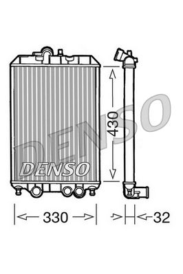 Radiators, Motora dzesēšanas sistēma DENSO DRM22002