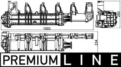 Radiators, Izplūdes gāzu recirkulācija MAHLE CE 13 000P