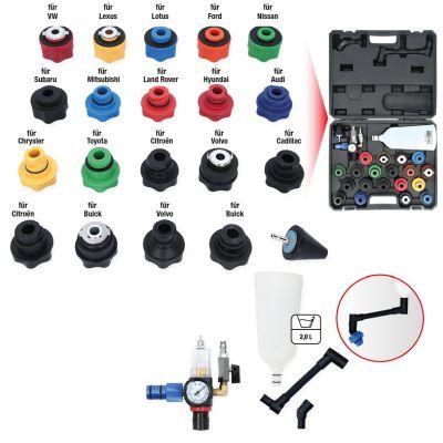 Piltuvju komplekts KS TOOLS 150.9130