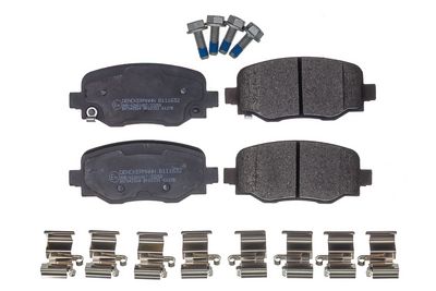 Комплект тормозных колодок, дисковый тормоз DENCKERMANN B111632
