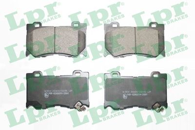 Bremžu uzliku kompl., Disku bremzes LPR 05P2086