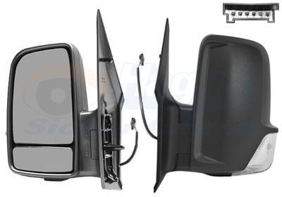 Наружное зеркало VAN WEZEL 3077827