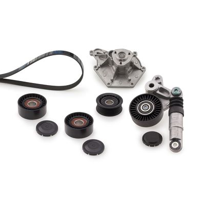 Ūdenssūknis + ķīļrievu siksnas komplekts GATES KP66PK2500