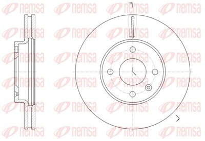 Bremžu diski REMSA 61456.10