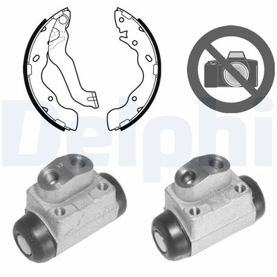 Комплект тормозных колодок DELPHI KP1108