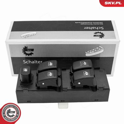 Выключатель, стеклолодъемник ESEN SKV 37SKV208