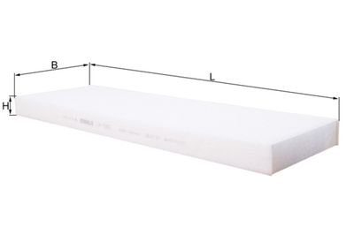 Filtrs, Salona telpas gaiss KNECHT LA 1683