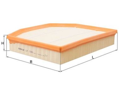 Воздушный фильтр KNECHT LX 1250