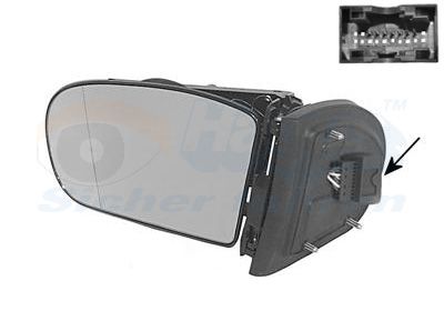 Ārējais atpakaļskata spogulis VAN WEZEL 3032853
