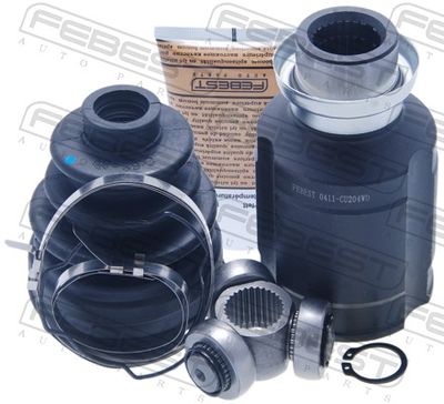 Шарнирный комплект, приводной вал FEBEST 0411-CU204WD
