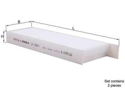 Фильтр, воздух во внутренном пространстве MAHLE LA 1256/1/S