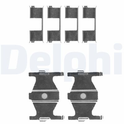 Piederumu komplekts, Disku bremžu uzlikas DELPHI LX0497