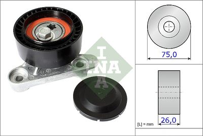 Spriegotājrullītis, Ķīļrievu siksna Schaeffler INA 531 0871 10