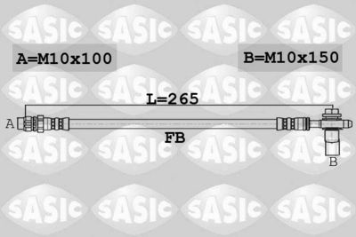 Тормозной шланг SASIC 6606169