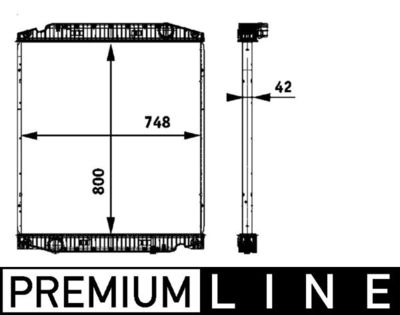 Radiators, Motora dzesēšanas sistēma MAHLE CR 719 000P