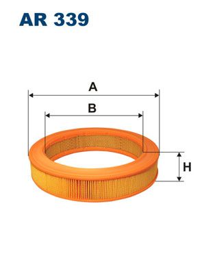 FILTRON AR339 Gaisa filtrs