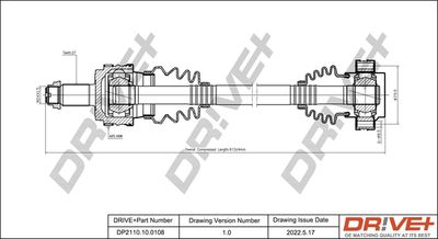 Приводной вал Dr!ve+ DP2110.10.0108