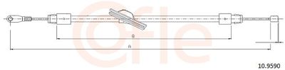 Тросик, cтояночный тормоз COFLE 92.10.9590